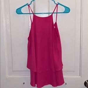Boutique Hot Pink Tank Size XS